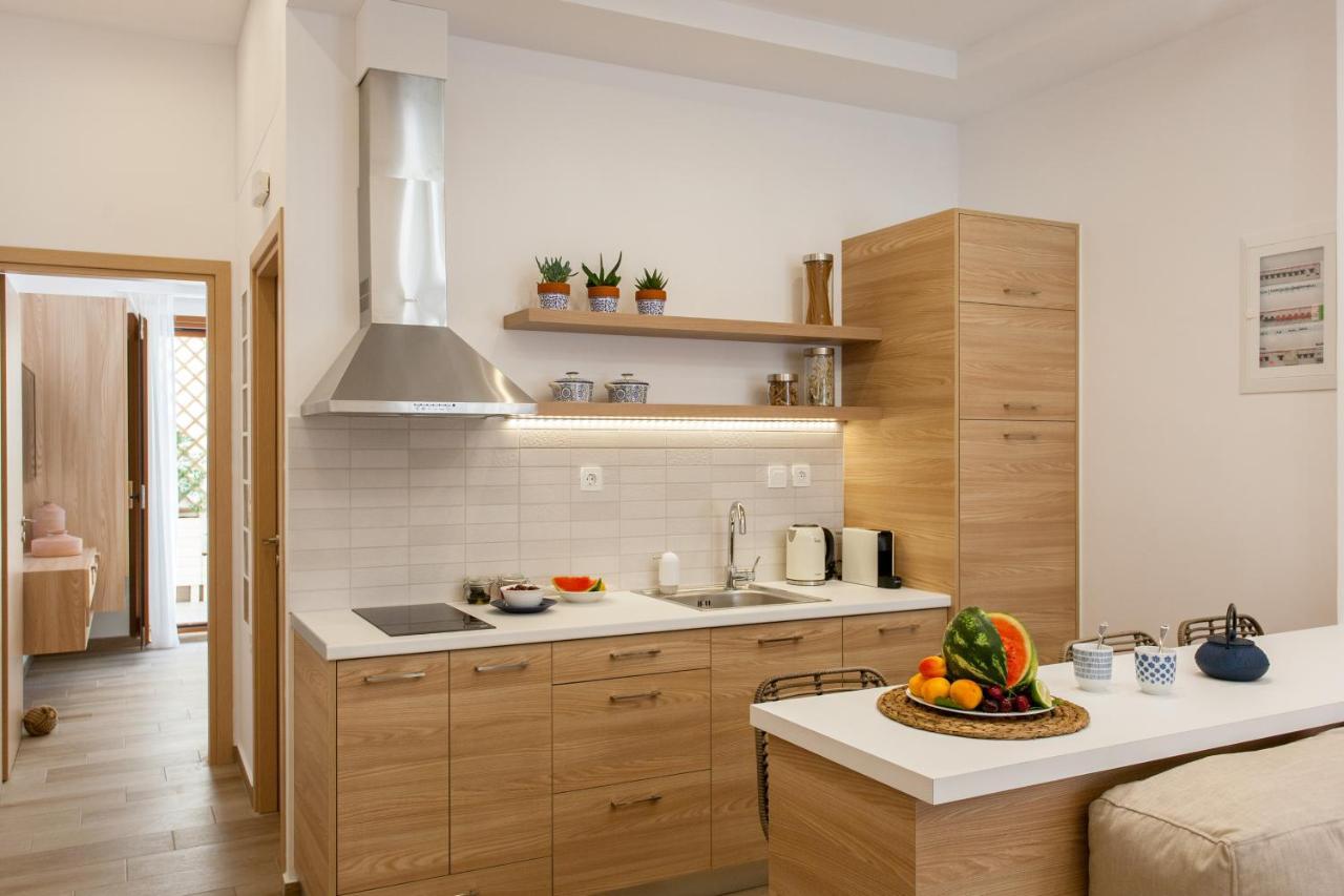 Blue Jasmine Apartments Chrissi Akti Chania Exterior foto