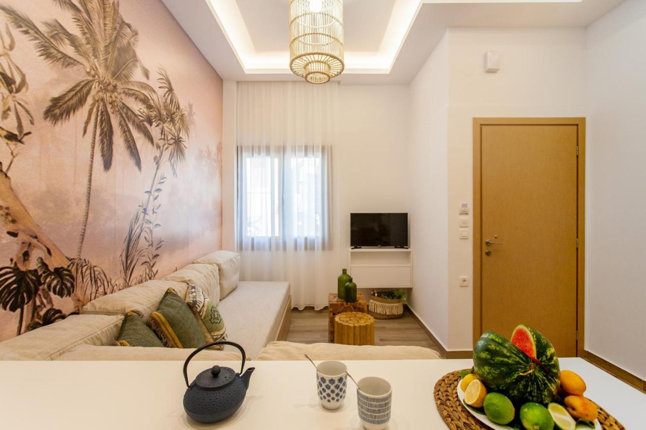 Blue Jasmine Apartments Chrissi Akti Chania Exterior foto