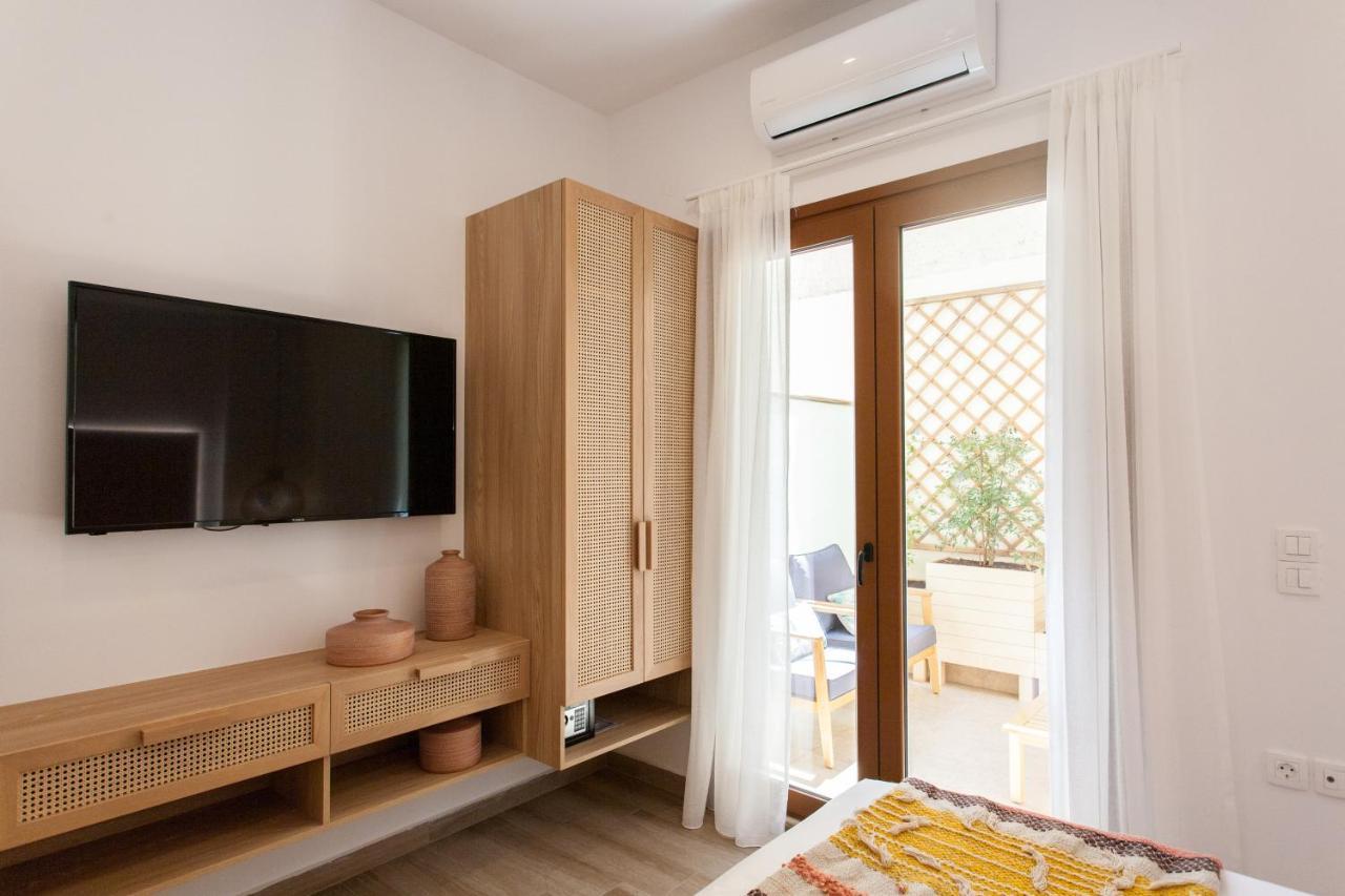 Blue Jasmine Apartments Chrissi Akti Chania Exterior foto