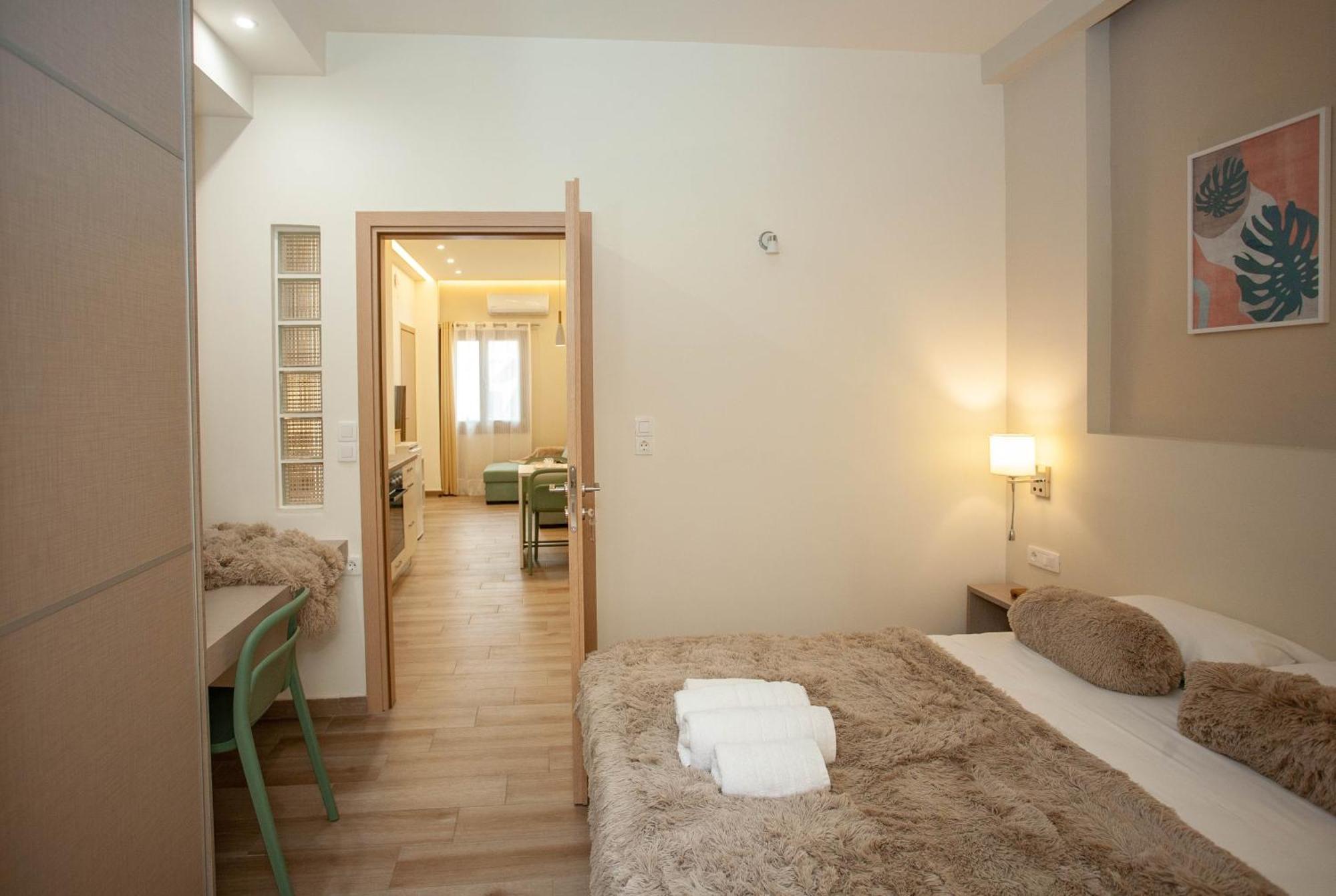Blue Jasmine Apartments Chrissi Akti Chania Exterior foto