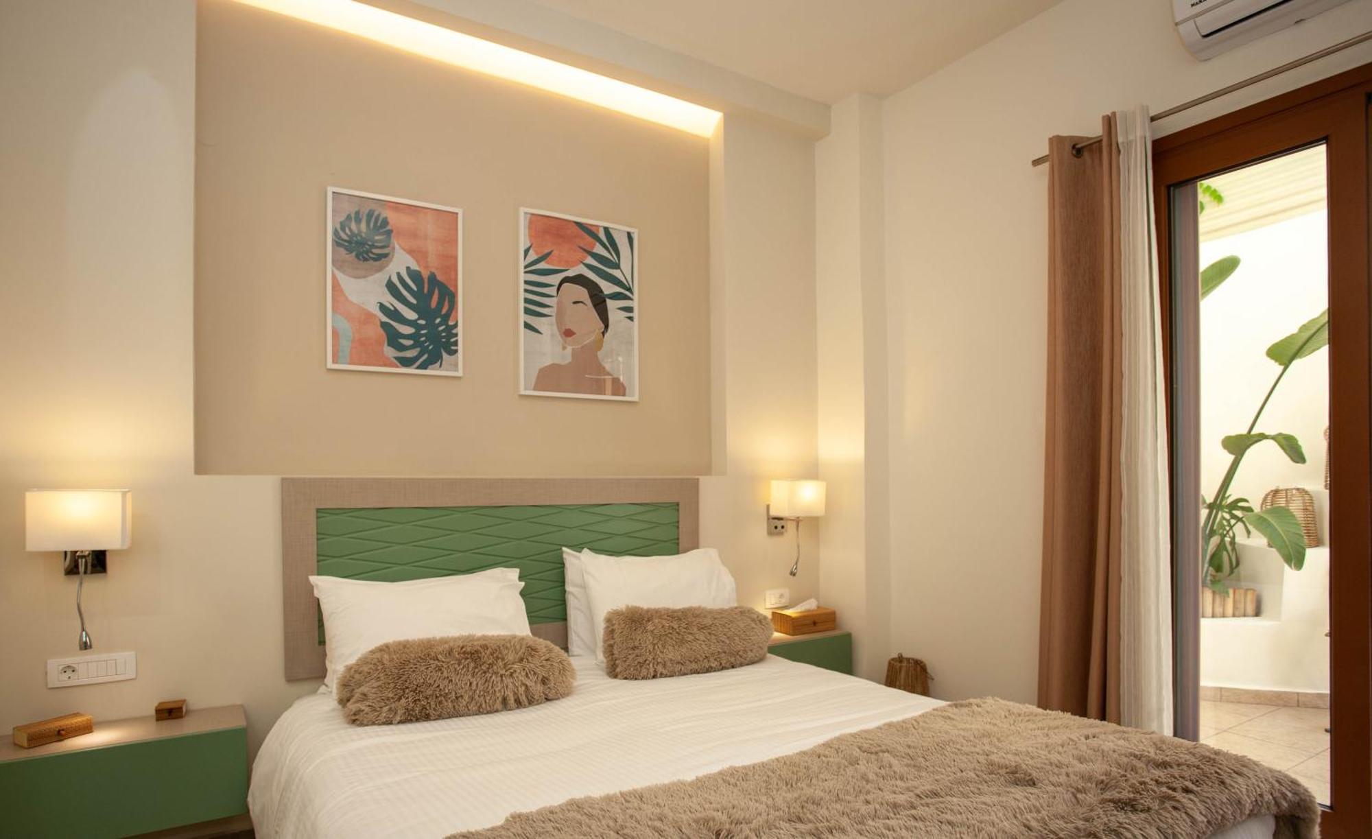 Blue Jasmine Apartments Chrissi Akti Chania Exterior foto
